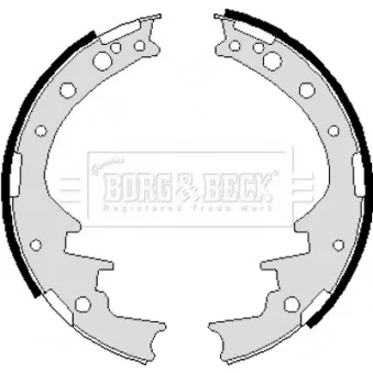 Jeu de mâchoires de frein BORG & BECK BBS6044