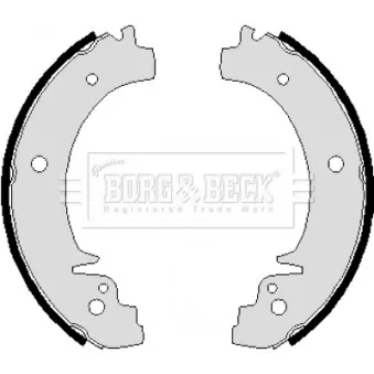 Jeu de mâchoires de frein BORG & BECK BBS6075