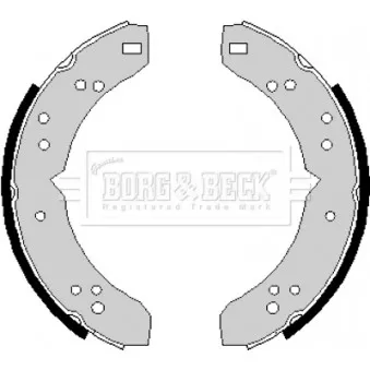 Jeu de mâchoires de frein BORG & BECK BBS6150