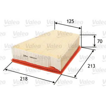 Filtre à air VALEO 585004