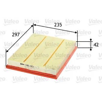 Filtre à air VALEO 585013