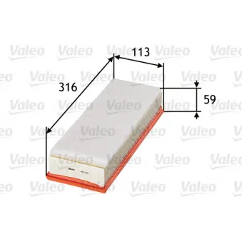Filtre à air VALEO 585015