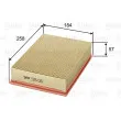 Filtre à air VALEO 585016 - Visuel 1
