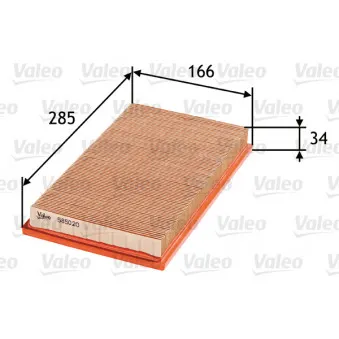 Filtre à air VALEO 585020