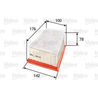 Filtre à air VALEO 585026