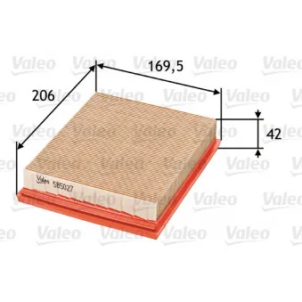 Filtre à air VALEO