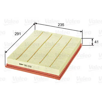 Filtre à air VALEO 585032