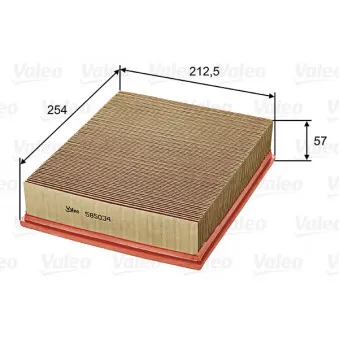 Filtre à air VALEO 585034