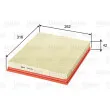 Filtre à air VALEO 585038 - Visuel 1