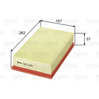 Filtre à air VALEO 585040