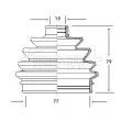Joint-soufflet, arbre de commande BORG & BECK BCB2016 - Visuel 2