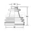 Joint-soufflet, arbre de commande BORG & BECK BCB2212 - Visuel 2