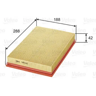 Filtre à air VALEO 585042