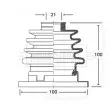 Joint-soufflet, arbre de commande BORG & BECK BCB2312 - Visuel 2