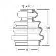 Joint-soufflet, arbre de commande BORG & BECK BCB2411 - Visuel 1