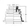 Joint-soufflet, arbre de commande BORG & BECK BCB2541 - Visuel 1
