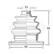 Joint-soufflet, arbre de commande BORG & BECK BCB2766 - Visuel 1