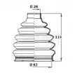 Joint-soufflet, arbre de commande BORG & BECK BCB6084 - Visuel 2