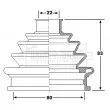 Joint-soufflet, arbre de commande BORG & BECK BCB6175 - Visuel 2