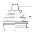 Joint-soufflet, arbre de commande BORG & BECK BCB6188 - Visuel 2