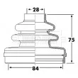 Joint-soufflet, arbre de commande BORG & BECK BCB6296 - Visuel 2