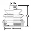 Joint-soufflet, arbre de commande BORG & BECK BCB6311 - Visuel 2