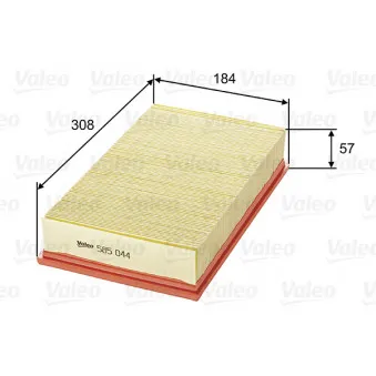 Filtre à air VALEO 585044