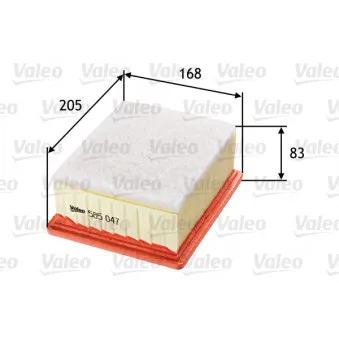 Filtre à air VALEO 585047