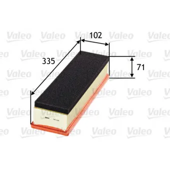 Filtre à air VALEO