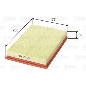 Filtre à air VALEO 585051