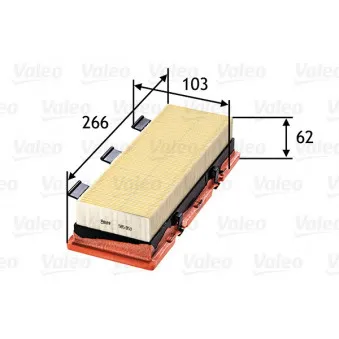 Filtre à air VALEO 585053