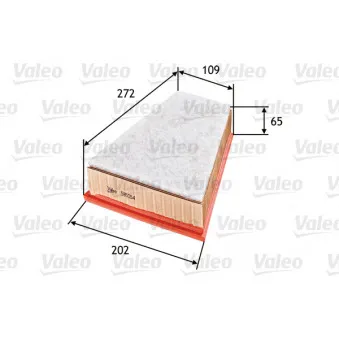 Filtre à air VALEO 585054
