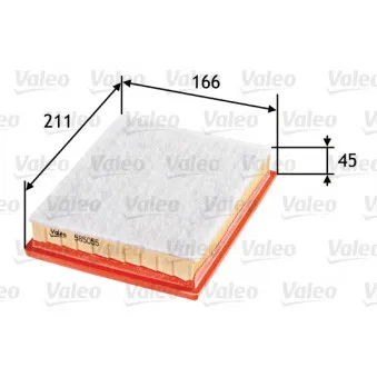 Filtre à air VALEO 585055