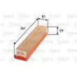 Filtre à air VALEO 585056 - Visuel 1