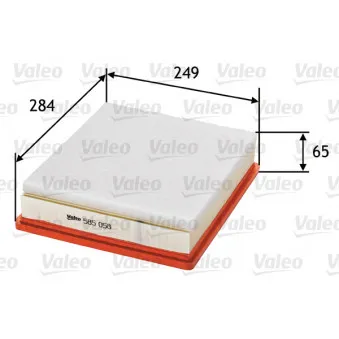 Filtre à air VALEO 585058