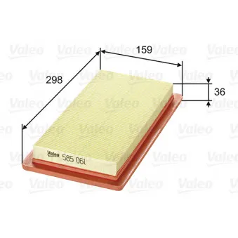 Filtre à air VALEO 585061