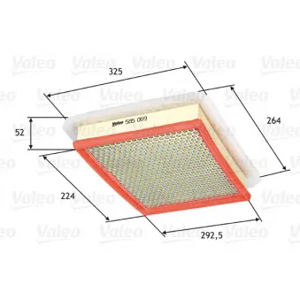 Filtre à air VALEO 585069