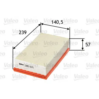 Filtre à air VALEO 585071