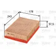 Filtre à air VALEO 585074 - Visuel 1