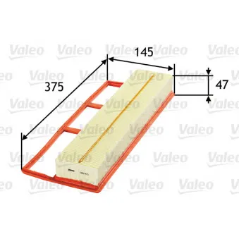 Filtre à air VALEO 585075