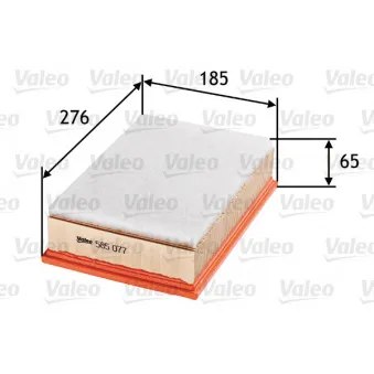 Filtre à air VALEO 585077