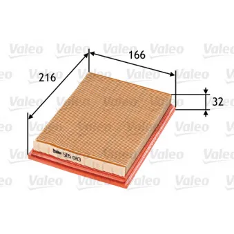 Filtre à air VALEO 585083