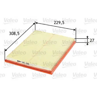 Filtre à air VALEO 585088