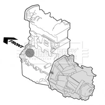 Support moteur BORG & BECK BEM4053