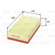 Filtre à air VALEO 585091 - Visuel 1