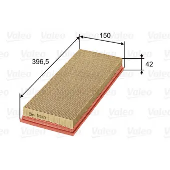 Filtre à air VALEO 585093