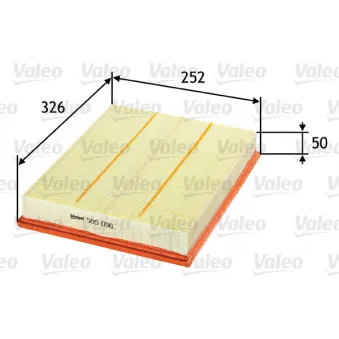 Filtre à air VALEO 585096