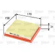 Filtre à air VALEO 585097 - Visuel 1