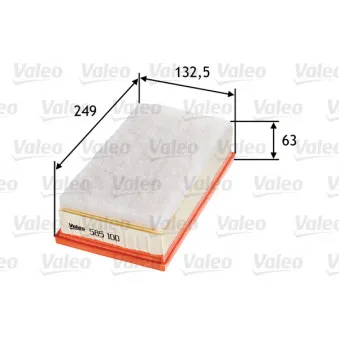 Filtre à air VALEO 585100