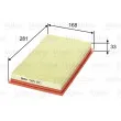 Filtre à air VALEO 585103 - Visuel 1